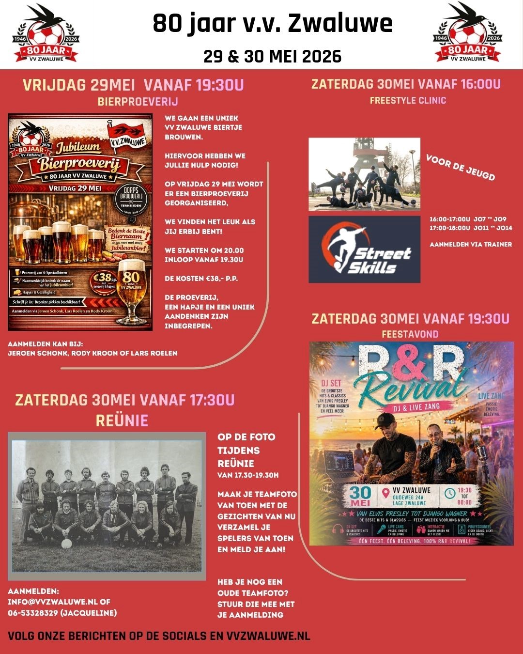 Programma 80 jaar v.v. Zwaluwe