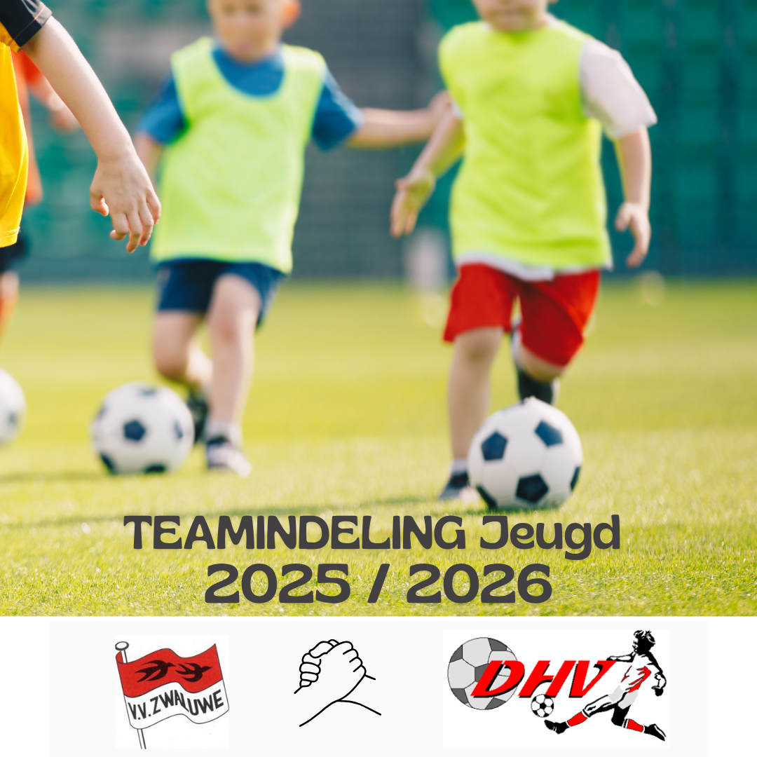 Teamindeling  jeugd