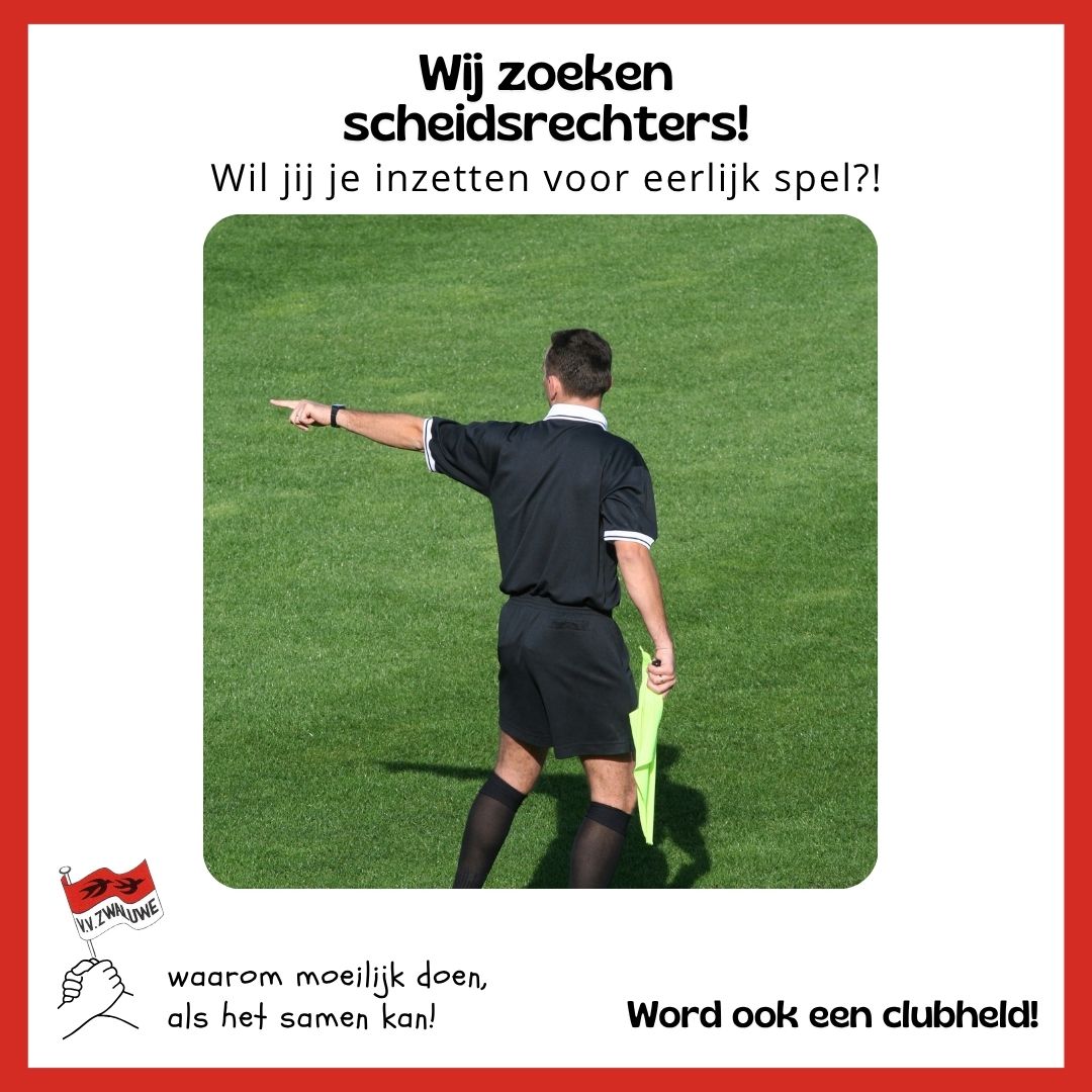 Vacature scheidsrechters