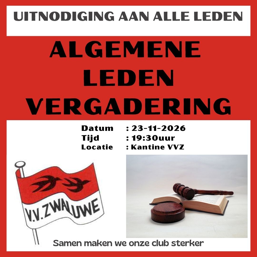 Uitnodiging Algemene Ledenvergadering (ALV)